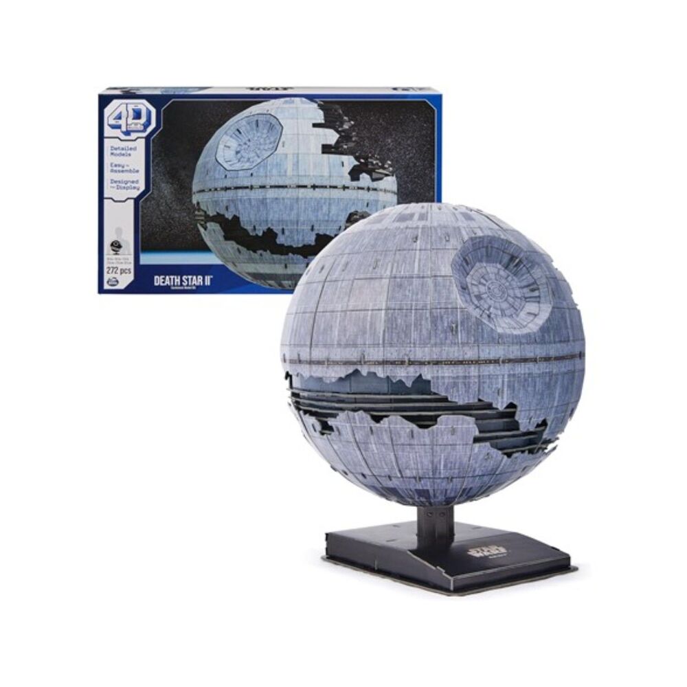 Spin Master Games 4D Build Star Wars Deluxe Death Star II Cardstock 3D Model Kit